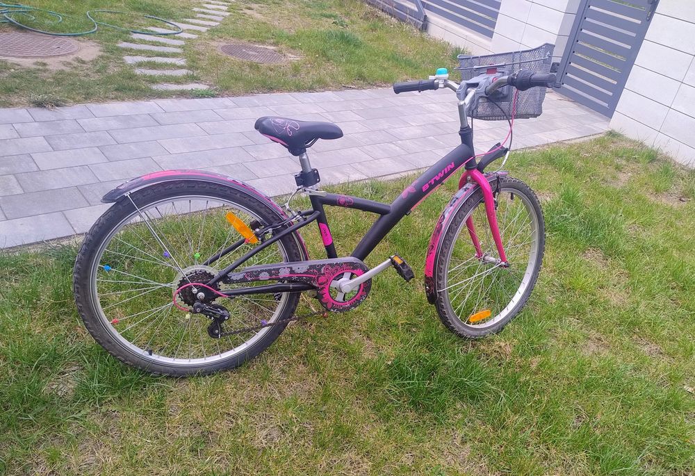 Rower Poply500 BTwin z Decathlon koła 24