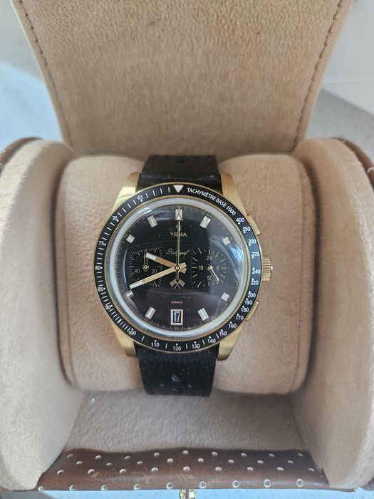 Yema Rallygraf II Classic Racing School Chronograph zegarek