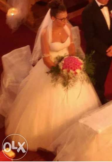 śliczna suknia ślubna princess