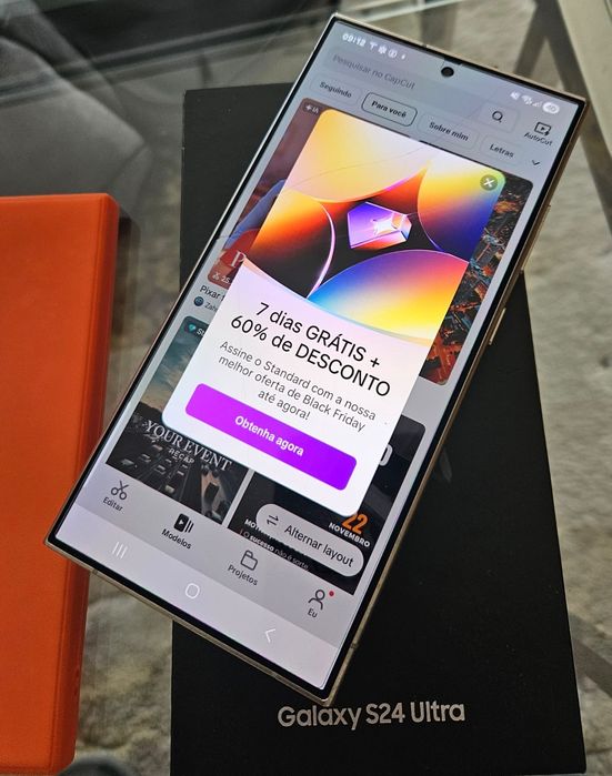 Samsung s24 ultra 512gb e 12gb ram + smartwatch Samsung