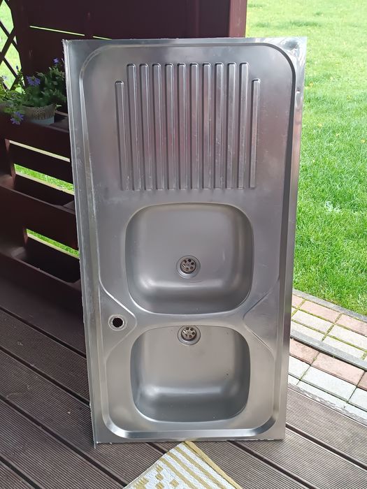 Zlewozmywak stalowy 120/60
