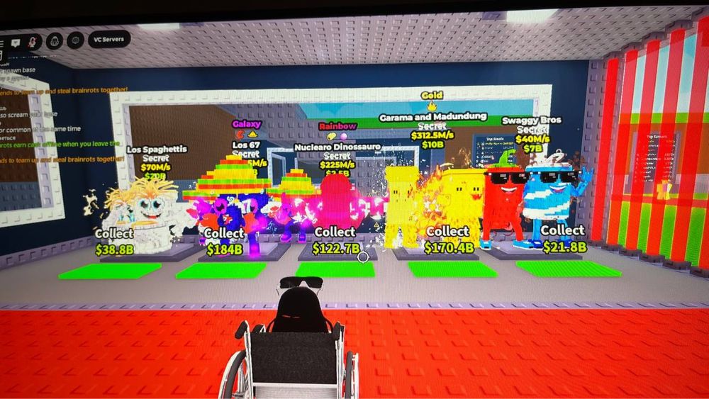 Продам Бреинротов в игре Роблокс Brainrot Roblox