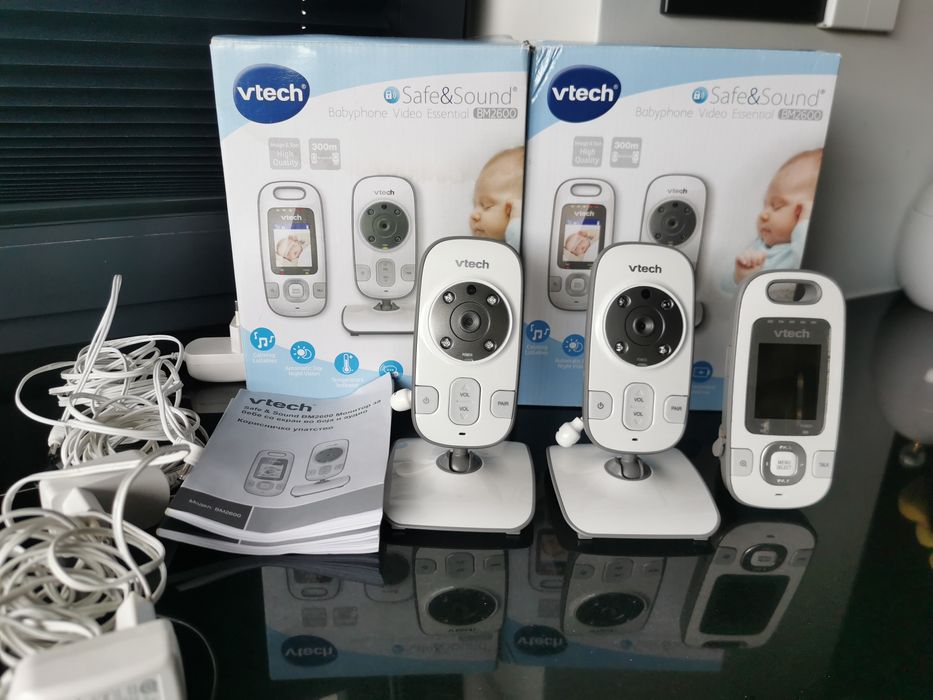 Zestaw 2 kamer elektroniczna niania VTech kolor