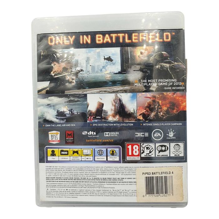 Battlefield 4 PS3 PlayStation 3 (PS3) pudełkowa