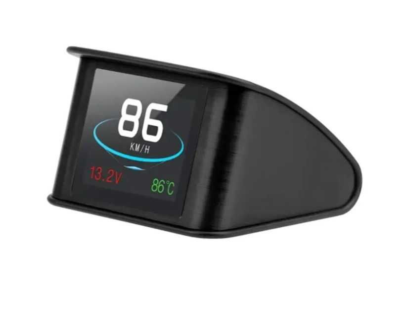 Бортовий комп'ютер OBD2 P10 з кольоровим дисплеєм | Тахометр, температура, витрата палива, вольтметр