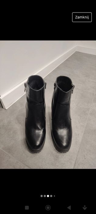 Czarne Botki r 41
