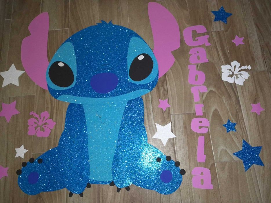 Adesivo gigante 1 metro Stitch eva