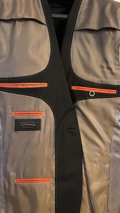 Garnitur studniówkowy męski czarny