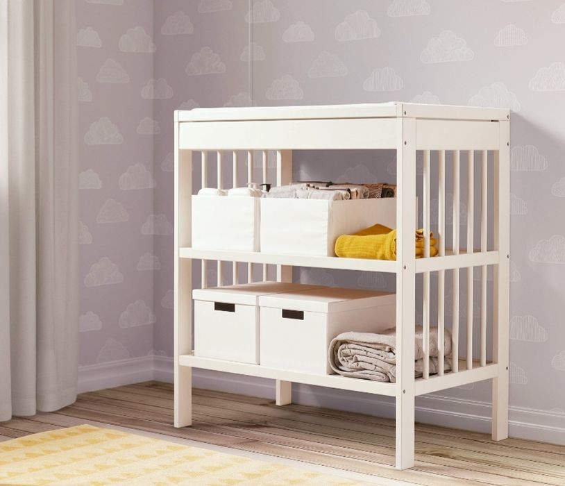 Troca fraldas branco