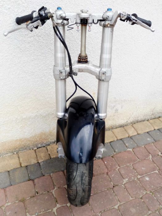 cafe racer zawieszenie lagi półki koło tarcze cały przód  komplet