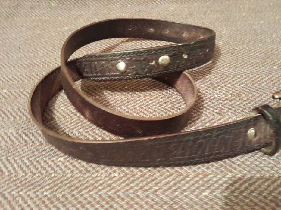 Ремень кожаный мужской б/у