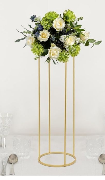 9 Suportes Vasos Floreiras Festas Casamentos Dourado