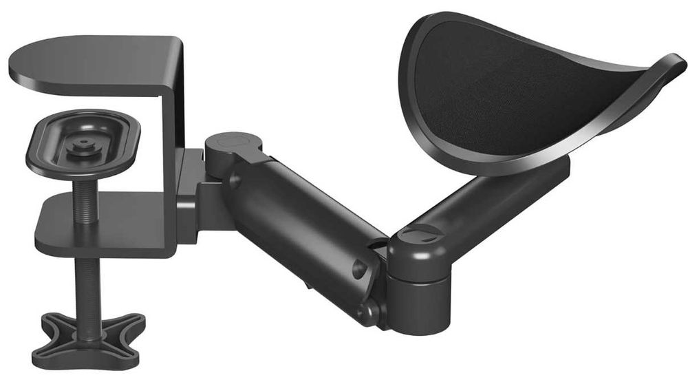 Suporte ergonómico para apoio de braços para secretária