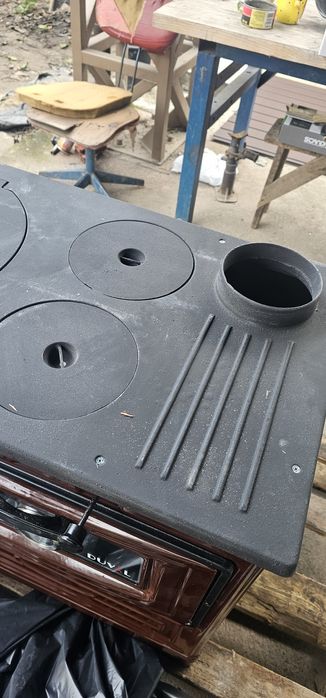 Буржуйка печь с плитой новая