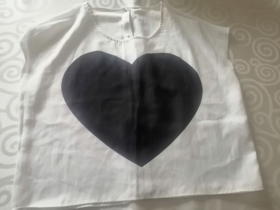 Koszula biała serce m