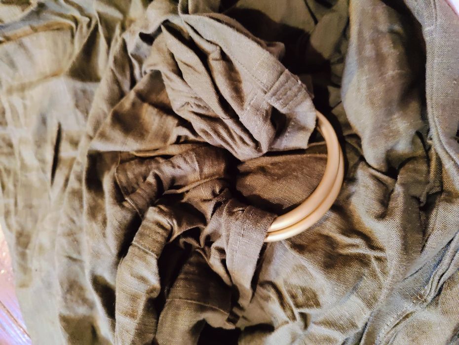 Sling de Anéis Mamagolo | Ring Sling | 100% linho | | Muito bom estado