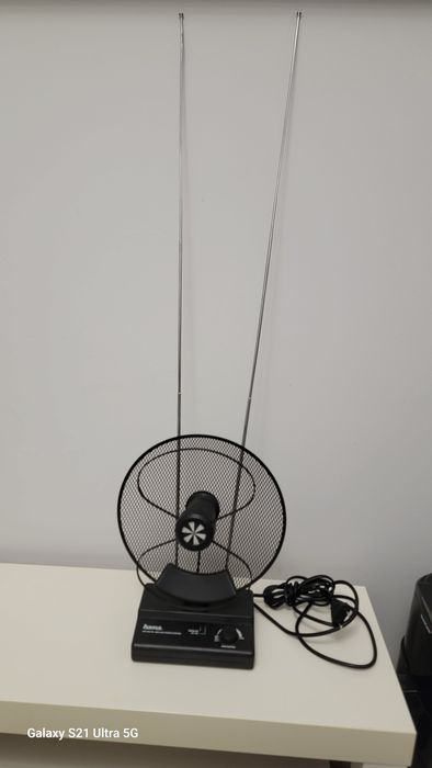 Hama Antena pokojowa DVB-T2 cyfrowa i analogowa do telewizora/radia
