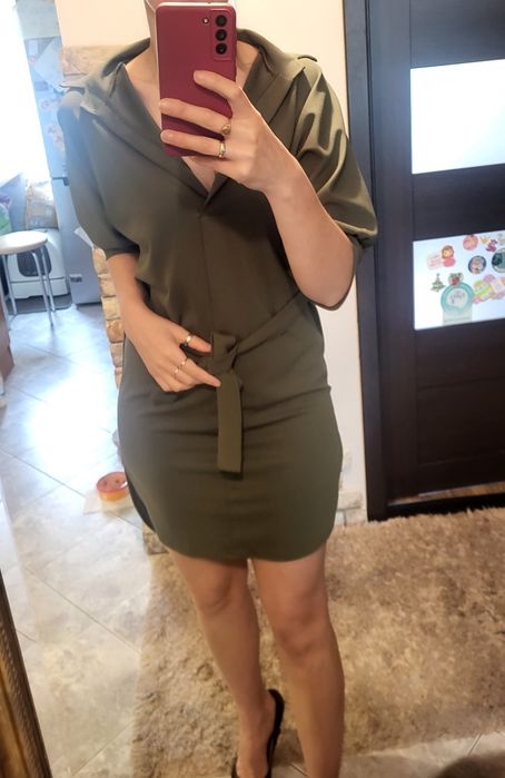 Sukienka khaki rozmiar S