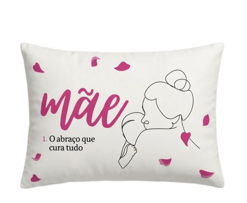 Fronha decorativa dia da mãe