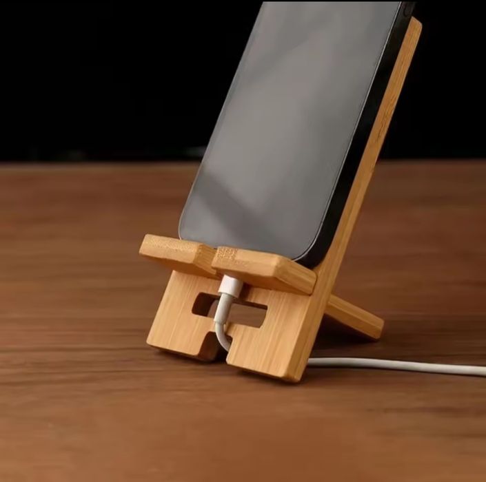Підставка для смартфона з бамбука