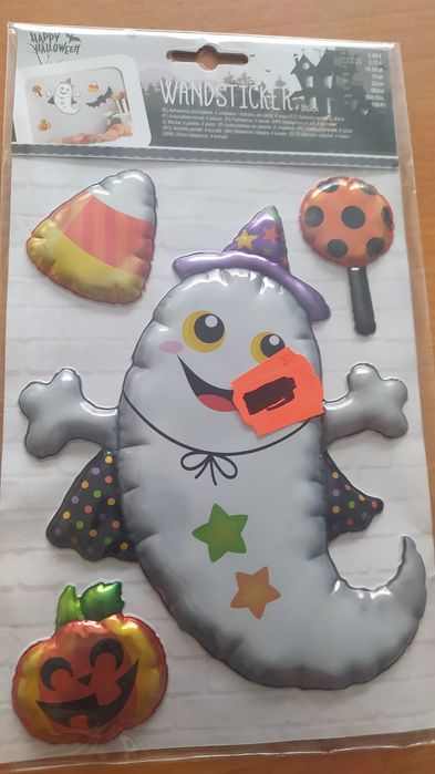 Zestaw gadżetów na halloween naklejki na ścianę