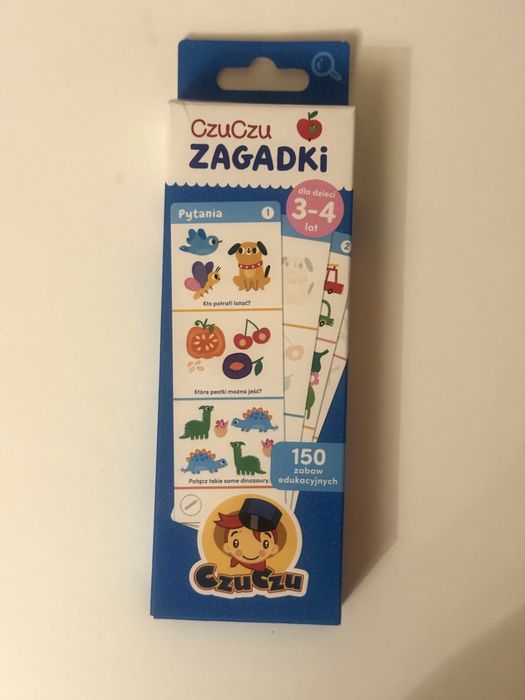 Nowe! CzuCzu, Zagadki dla dzieci w wieku 3-4 lat