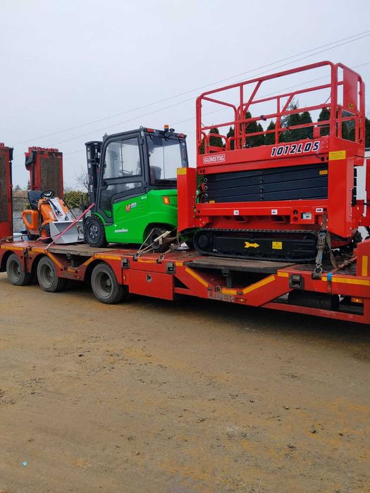 usługi transportowo sprzętowe przewozy wynajem prace