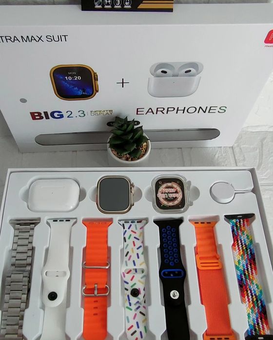 SmartWatch i20 Ultra Max 10 em 1 [Preto|Prata|Dourado]