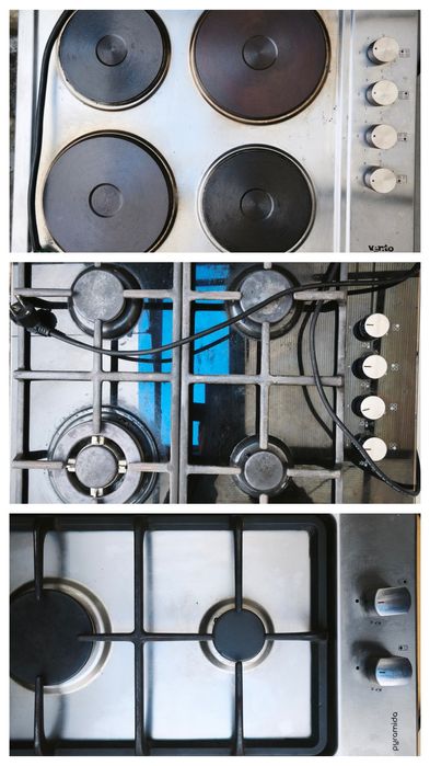 Плита, варочная поверхность газовая электро