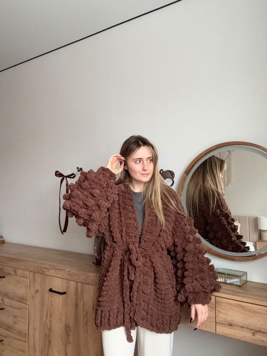 Шоколадний кардиган