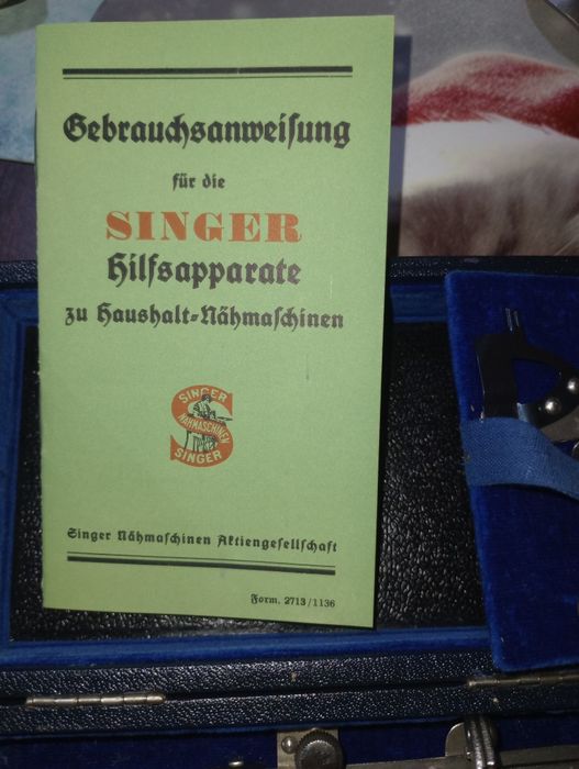 Stopki Singer unikat