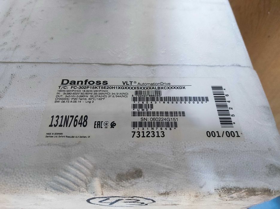 Перетворювачі частоти, частотники Danfoss FC-302 3;15;18.5;22;30;45 кВ