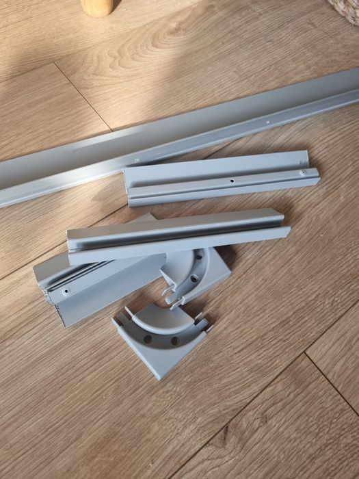 Żaluzja, roleta meblowa! Szara Rehau!