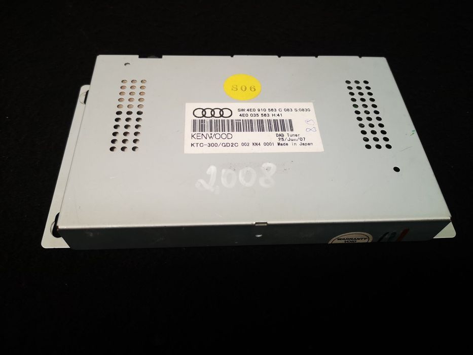 Centralina DAB TUNER  MMI Multimedia Audi a8 d3 4e0 2003- EPC