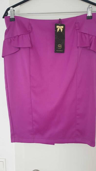 Elegancki zestaw roz.40 spódnica ołówkowa z metką  + szyfonowa bluzka