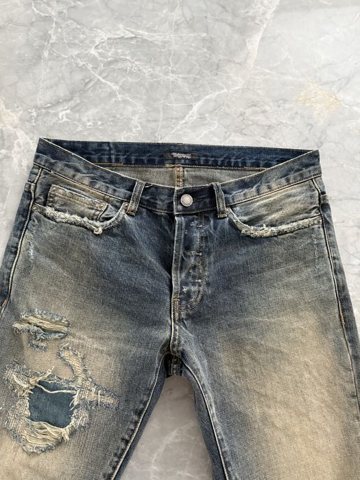 Джинсы Undercover 68s silver yarn jeans джинси