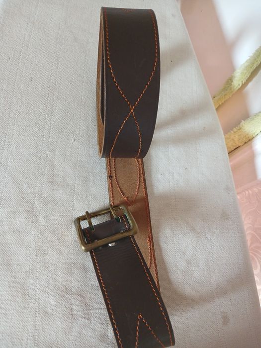 Ремень кожанный офицерский