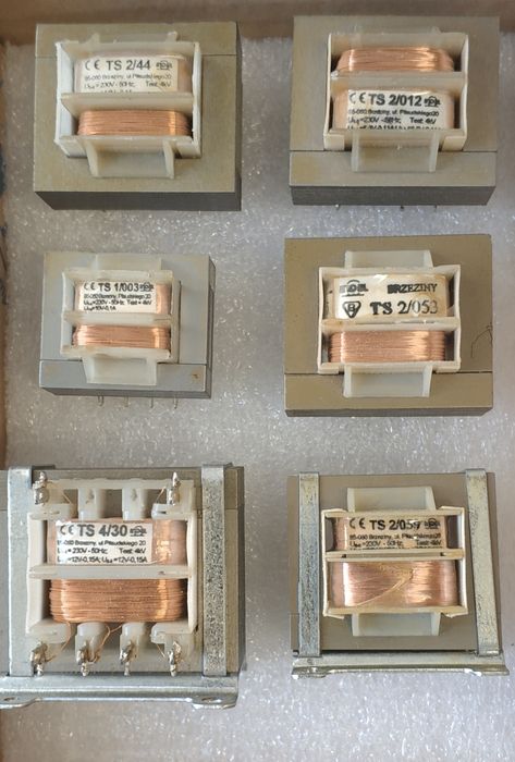 [6szt] Transformator trafo rózna moc polskiej firmy INDEL