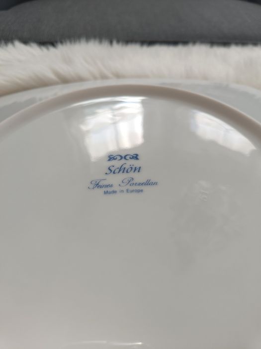 Porcelanowe talerze obiadowe