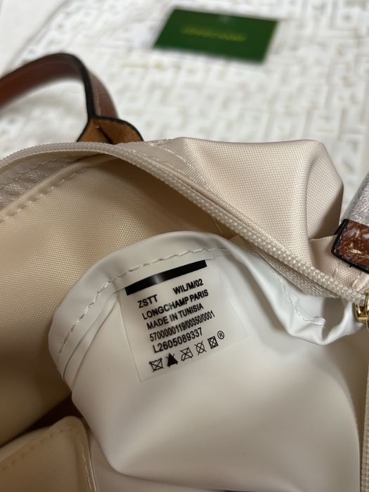 Mala Longchamp Branca, tamanho M