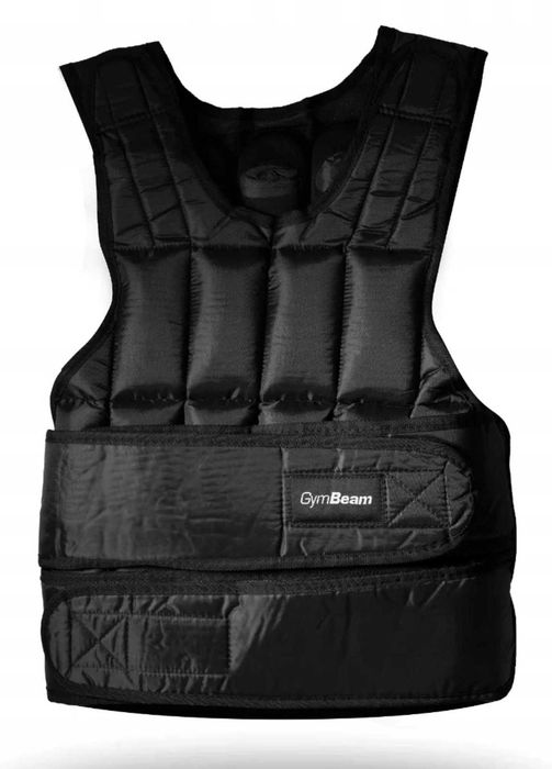 Kamizelka OBCIĄŻENIOWA treningowa do ĆWICZEŃ Z OBCIĄŻENIEM - GymBeam 15 kg, Weighted vest 15 kg