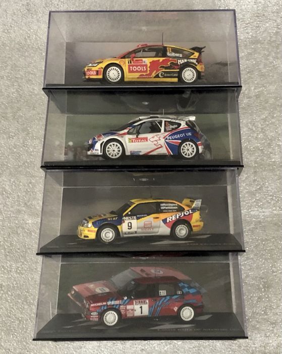 Miniaturas de carros de rali rally wrc