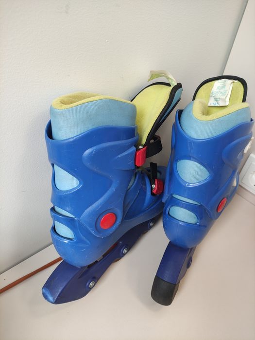 Patins de criança com saco de arrumação/transporte