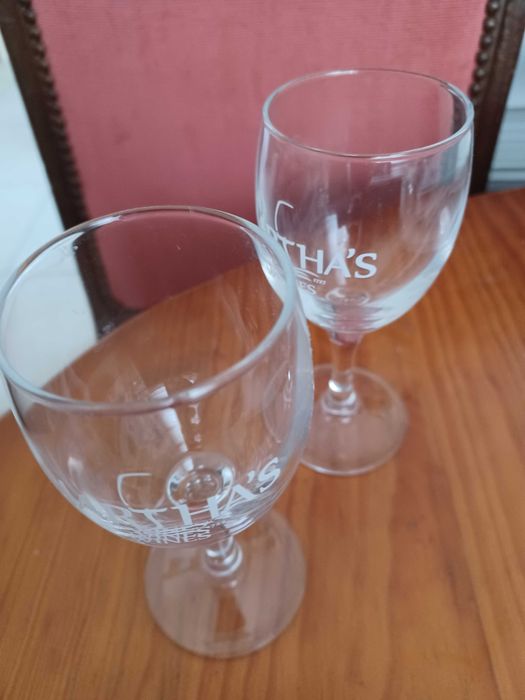 Conjunto de 2 copos "Martha's Wine"