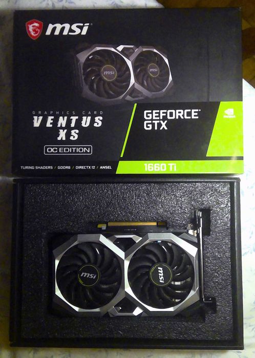 MSI GTX 1660 Ti VENTUS XS OC - avariada