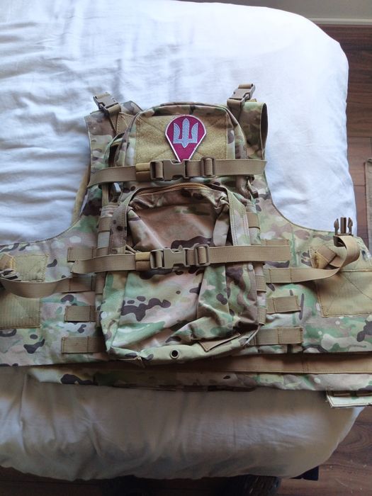 Colete airsoft  com mochila