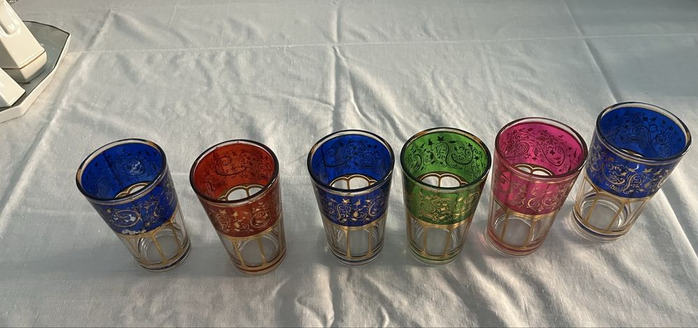 Copos de chá Marroquinos