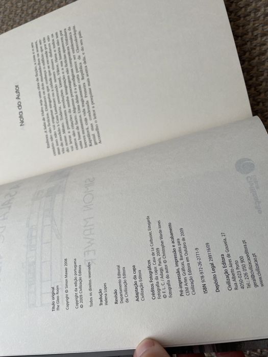 A Sala de Vidro - Simon Mawer