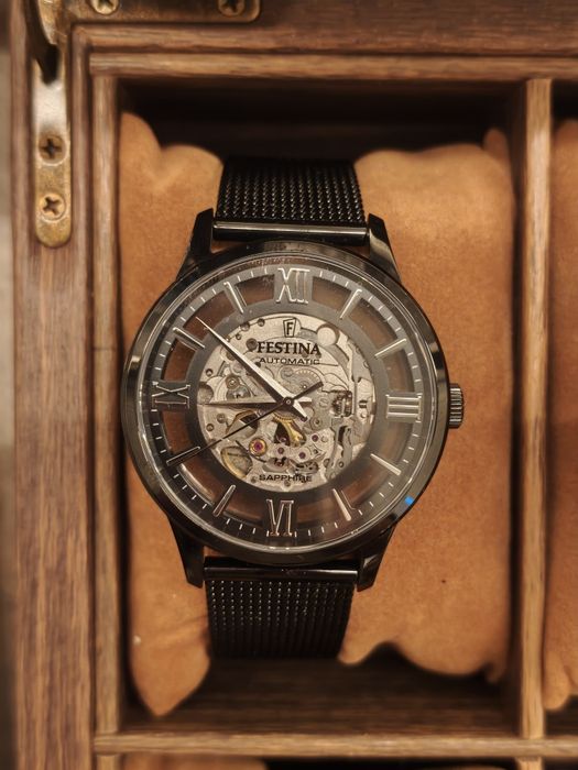 Zegarek Festina Classic Automatic Skeleton F20535-1