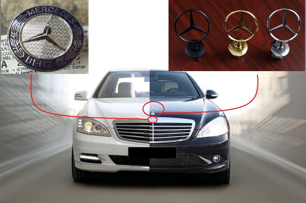 Значок/знак/ емблема/ прицел/эмблема мерседес w124/201/202/210/220